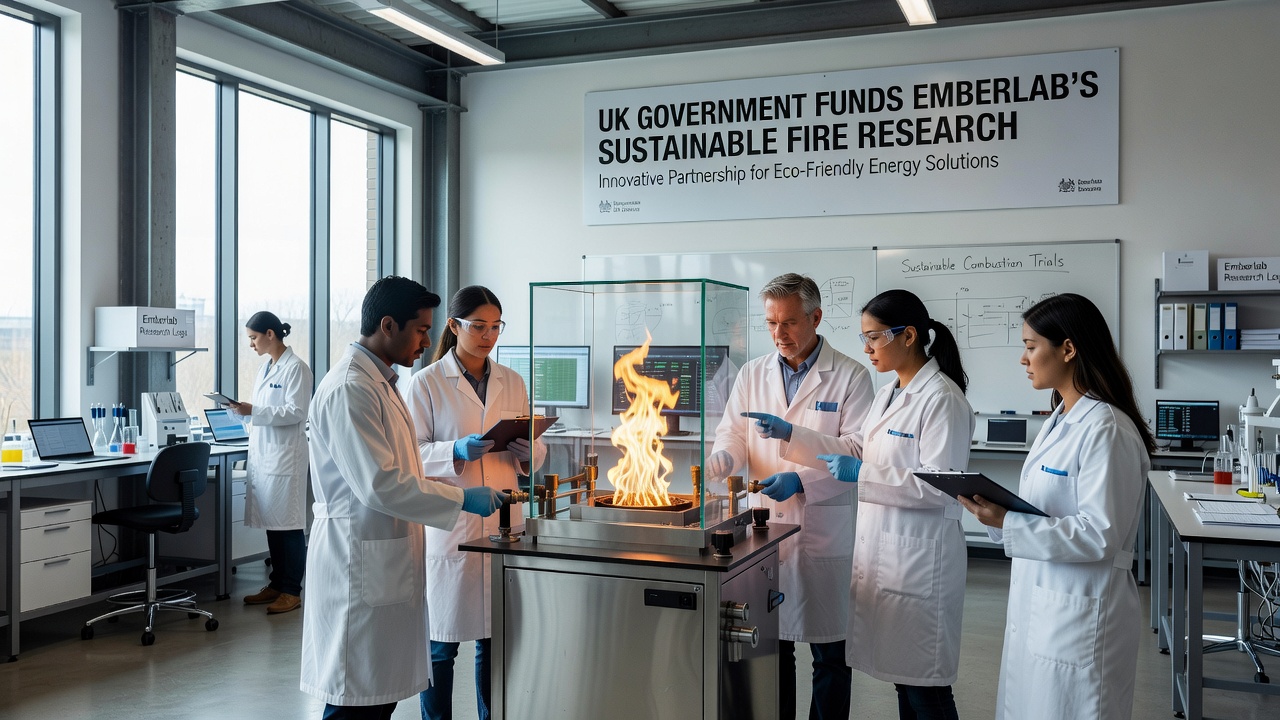 UK Government Funds Emberlab's Sustainable Fire Research